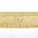 BEL AVENIR Brush Fringe Trim Basic Trim Collection 6.5 Yard x 3.54 Inches - Gold