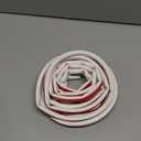 20FT Weather Stripping Door Seal - Self Adhesive Weather Insulation Strip Weatherstripping Silicone D Shaped Seal Strip Door Frame Gap Filler/Window Soundproofing (White)