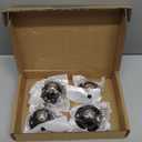 Dear Self Adhesive Caster Wheels for Furniture, Storage Box, Trash Can - Stainless Steel Universal Pulley 360 Degree Rotating Swivel Wheels - 1 Inch Low Profile - Black - 4 Pack