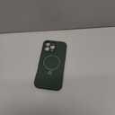 STERKER Designed for iPhone 16 Pro Max Case Silicone with Magnetic Stand Ring Holder [Compatible with Mag-Safe][Soft Anti-Scratch Microfiber Lining] Protection Phone Case, Green