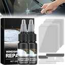 2026 Upgraded Windshield Crack Repair Kit, Glass Crack Repair Kit, Cracks Gone Car Windshield Crack Repair Fluid Quick Fix Windshield & Glass Repair Tools for Windshields, Mirrors, All Crack Types (2)