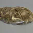 CJL HAIR Claw Clip Short Ponytail Hair Extensions DIY Bendable Metals Messy Bun Hair Piece for Wonen Wavy Curly Synthetic Fake Hairpieces Dirty Blonde