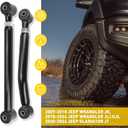 0-4.5" Lift Adjustable Rear Control Arms for 2007-2018 Jeep Wrangler JK, 2018-2024 Jeep Wrangler JL/JLU – Upper & Lower Arms