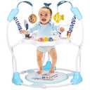 Baby Activity Center, Infant Jumpers and Bouncers with Music, Lights, Infant Toys, 360Rotating Seat, 3 Adjustable Heights, Baby Play and Learning Center for 6+ Months