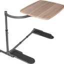 Stander Wonder Tray, Adjustable Swivel Table, Large Laptop Stand, Couch Desk, Side Tables & Gaming Bench, TV-Trays for Eating on Couches, Chairs, Recliners, Ash Gray (Grey)