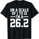 Cool Marathon Runner Design For Men Women Marathon Running T-Shirt ,L