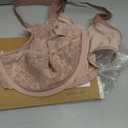 HSIA Minimizer Bras for Women Enchante Full Coverage Underwire Bras Plus Size Lifting Floral Lace Bra for Heavy Breast, 38G