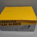 Leaf Blower Cordless, Electric Cordless Leaf Blower with 2 * 4.0Ah Battery Powered, Blowers for Lawn Care, Blower with Extension Nozzle, Battery Powered Blowers Leaf Cordless