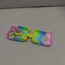 JCHPINE Silicone Cover Case for Bitzee Disney Interactive Digital Pet and Case, Protective Skin Sleeve for Bitzee Disney Virtual Electronic Pets (Rainbow)