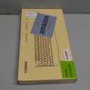 seenda Wireless Bluetooth Keyboard and Mouse Combo, COE200 Ergonomic Wireless Keyboard Mouse with Wrist Rest, Multi-Device Connection, Full-Size Compatible for Computer/Laptop/Mac/MacBook, Pink