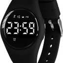 Kids Watches for Girls Boys Digital Sport Watch with Step Counter Pedometer Vibration Alarm Clock, No App Waterproof Fitness Tracker Kids Watch Boys Girls Teens Students Ages 5-16