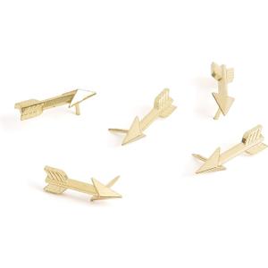 U Brands® Arrow Push Pins, Gold, Set Of 12 Pins Pack Of 2