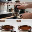 8PCS Espresso Accessories Kit, 53.3mm Espresso Tamper, Coffee Distributor, Tamping Station, WDT Tool, Puck Screen, Dosing Funnel, Espresso Tools Fits Breville 54mm Espresso Machines and Portafilters