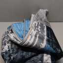 Large Area Rugs,Modern Geometric Patchwork Floor Decor for Bedroom Aesthetic Carpet, Rockwood Collection, Indoor Rugs for Living Room, Dining Room, Nursery, Office, Machine Washable Rug,5x8 Ft Blue