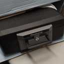 SentrySafe Fireproof Safe Box with Key Lock, Chest Safe with Carrying Handle to Secure Money, Jewelry, Documents, 0.25 Cubic Feet, 6.3 x 15.3 x