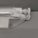 LazBlinds No Tools-No Drill 1" Aluminum Mini Blinds, Cordless Blinds for Indoor Windows, Light Filtering Horizontal Blinds and Shades for Window Size 17'' W x 36'' H, White