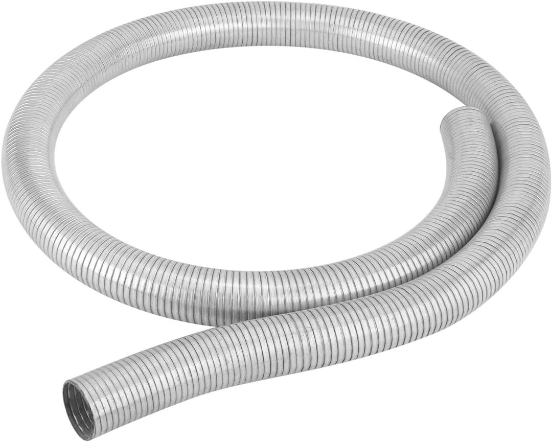 .75" x 72" Length Universal Exhaust Flex Pipe, 1.75 Inch Flexible Exhaust Pipe