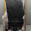 YYW Double Pet Stroller Foldable 2 Carriages Lockable Wheels Gray