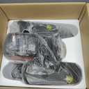 Under Desk Elliptical Machine, Electric Ellipse Leg Exerciser as Seen on Tv for Seniors with 12 Adjustable, Portable Quiet Elliptical Machine, Seated Pedal Exerciser with Remote Control (Orange)