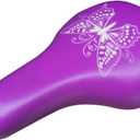 Kids Bike Saddle for 14 16 18 20 24 Inch Child Seat Children Seat for Boys Girls Bicycles (Purple)