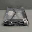 Plastic Expanding File Folder, Transparent envelopes with Snap Closure, No Dividers, Large Capacity, Fit Letter/A4 Size (Black) - 10 Packs