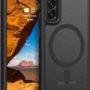 Rayboen for Samsung Galaxy S21 Case, Compatible with Magsafe, Translucent Frosted Silky Durable Shockproof Magnetic Phone Cover for Samsung S21 5G with Anti-Scratch Hard PC Back, Matte Black