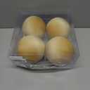 4PCS Gold Brown Velvet Christmas Ornaments Set – 6 Inch Large Flocked Shatterproof Baubles for Xmas Tree Decoration, Hanging Ornaments for Holiday & Home Décor (Gold, 6 Inch / 15 cm) 