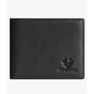 Easy-to-use Genuine Leather Bifold Wallet for Men | RFID Blocking, Slim Durable Design | for Travel, Business (Black)