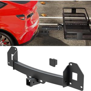 Tow Hitch for Tesla Model y, Model y Rear Trailer Hitch, 2 Inch Carbon Steel Rear Towing Hitches Receiver Compatible with Tesla Model Y 2020-2024