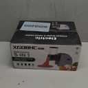 Electric Cheese Grater, Upgraded Salad Maker with 5 Replaceable Stainless Blades, 250W Electric Cheese Shredder, One-Touch Control Vegetable Cutter Kitchen Slicer for Cheeses, Fruits, Nuts (A-Space silver)