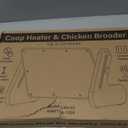 Ficuswin Brooder Heater for Chicks, Chicken Heating Brooder Plate with 3 Adjustable Temp Settings, Safe Coop Heater for Warmer for Poultry Cage Warm, Energy Efficient Radiant Heat Pad (ETL Compliant)