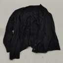iClosam Womens Summer Lightweight Cropped Cardigans 3/4 Sleeve Knit Shrug V Neck Button Down Cardigans Sweaters (Large, Black)