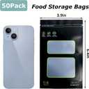 1/4 OZ Storage Terp Bags - 58%-62% RH 2-Way Humidity Control Resealable Bags for Curing & Storage 50 PCS