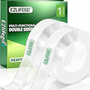 EZlifego Heavy Duty Invisible Bond Nano Double Sided Mounting Tape, 1-Pack | 396 Inch Extra-Large, Crystal Clear, Industrial-Strength Instant Hold, Indoor & Outdoor, Residue-Free, Multi-Purpose