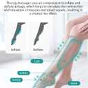 Nekteck Leg Compression Massager for Circulation and Relaxation, FSA Eligible Foot and Calf Massage Machine 2 Modes 3 Intensities with Hand-held Controller for Pain Relief, HSA Adjustable Leg Wraps