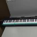 88 Key Piano Keyboard, Semi Weighted Electronic Digital Piano with Music Stand, Power Supply, Sustain Pedal, Bluetooth, Stand, MIDI, for Beginner Professional at Home, Stage (White)