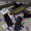 Realistic Sniper Rifle Toy Guns for Nerf Guns Bullets, Electric Foam Blaster
