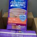 Always Discreet Adult Incontinence & Postpartum Underwear for Women, Classic Cut, Size Extra-Large, Maximum Absorbency, Disposable, 26 Count 