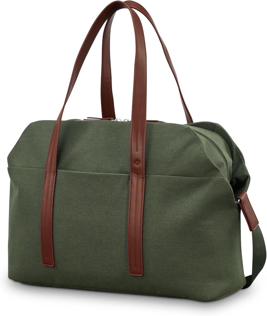 Samsonite Virtuosa Weekender Duffel Overnight Bag with Laptop Computer Sleeve (One Size, Pine Green)