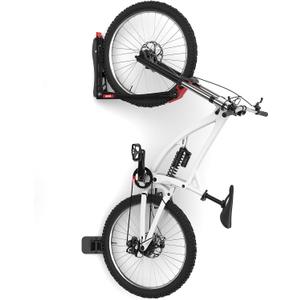 TORACK BIKEPAL No Lift Swivel Bike Rack, Space Saving Vertical Wall Mount Bike Holder for Garage Storage (1 Pack)