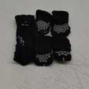 SITOISBE Pilates Grip Socks - Cushioned Slipper Non-Slip Grippy for Women Men Yoga - Barre Workout Hospital Sticky Socks S