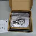 Drink Table, Small Pedestal Side Table, Round Cocktail Table, Circle Accent End Table with Metal Base, for Small Spaces (1, White Marble)