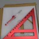 8.5 Inch Large Carpenter Square – Multi-Angle Measuring and Marking & Creating Spacing Marks,15-90 Degrees Angle Marking Square,Marking Gauge