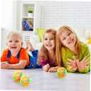 Toyvian Multicolored Kids Suction Cup Balls 2.36 Inch Sticky Sucker Toys for Birthday Parties Classroom Rewards and Stress Relief Fun