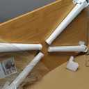 Foldable Laptop Desk for Bed, Bed Laptop Table, Foldable Portable Lap Bed Tray, 23.6 Inch Floor Table for Drawing Reading and Writing, Bamboo (Bamboo Color-low Legs)