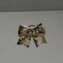 BBTDIN Camouflage Hair Clip, Green Tye Dye Ponytail Holder Bow for Girls's Daily Wear, Military Theme Party, Team Cheer Competitions, High School Practice, Hair Securing, 7.87 Inches