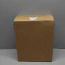 Anzoymx Stainless Steel Bathroom Trash Cans 1.8 Gallons Small Garbage Can with Pop up Lid, Metal Narrow Wastebasket, Slim Waterproof Litter Trash Bins Set for Bedroom, Toilet, Office (Black)