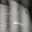 Oubonun 16 x 24 Outdoor Pillow Inserts (Pack of 2) - Square Waterproof Throw Pillow - Decorative Throw Pillows Insert for Couch Sofa Bed Patio Furniture - White Pillows