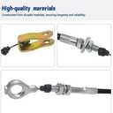 946-04254 Park Control Cable Fit for Cub Cadet Volunteer WT Tracker Sport Limited LE FIS Replace 746-04254