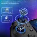 LIFUFUTEE Mobile Gaming Controller for iPhone/Android, Wireless Phone Controller with Hall Joysticks/Triggers, Mobile Controller Support Phone Case for Xbox Game Pass, Steam Link & More, Black